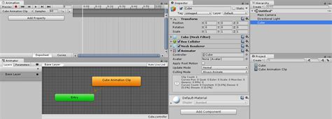 Unity - Manual: Create a new Animation Clip