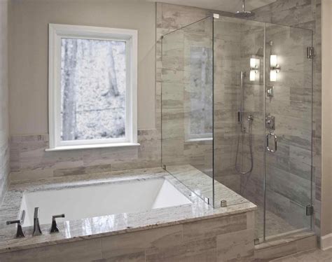 we like this shower with the tub next to it, but shower is on the small ...