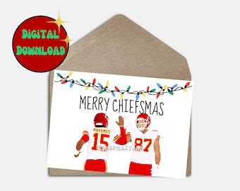 Patrick Mahomes Birthday Card Greeting Kansas City Chiefs - Etsy