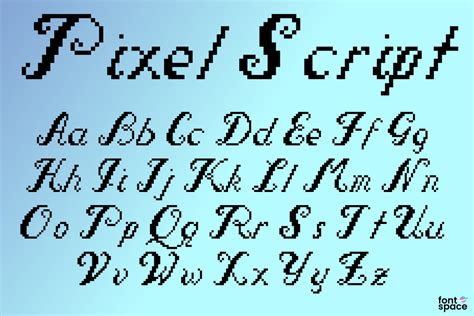 Pixel Script Font | ColorSwitchFan25 | FontSpace