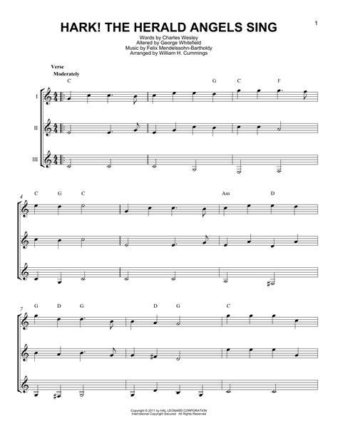 Hark! The Herald Angels Sing | Sheet Music Direct