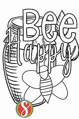 Free Printable Honey Bee Coloring Pages sketch template