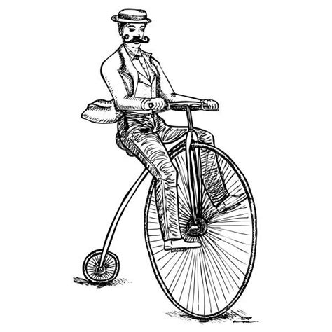 penny farthing drawing | Cycling | Pinterest