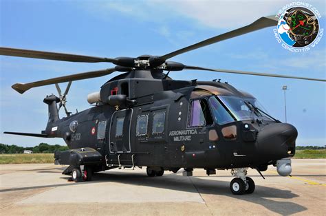 The Aviationist » First black-colored HH-101A Caesar special ops helicopter presented by the ...