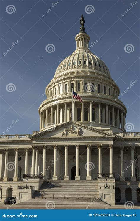 American Congress Building in the Afternoon Stock Image - Image of ...