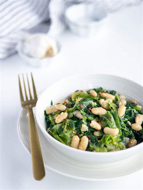 4-Ingredient Escarole and Beans - Pina Bresciani