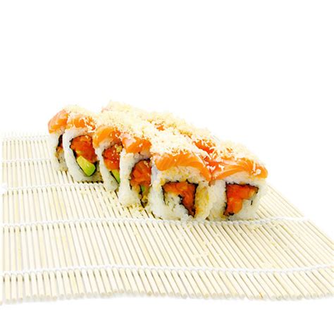 Crunchy spicy salmon Roll - KosherPrice