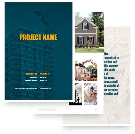 Construction Proposal Template - Free Sample