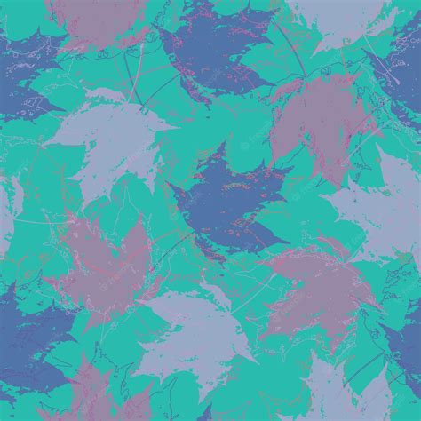 Premium Vector | Seamless leaves wallpaper pattern on background