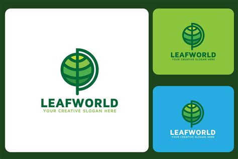 Green World Logo Design Template 26233533 Vector Art at Vecteezy