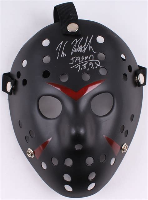 Kane Hodder Signed Jason "Friday the 13th" Hockey Mask Inscribed "Jason ...