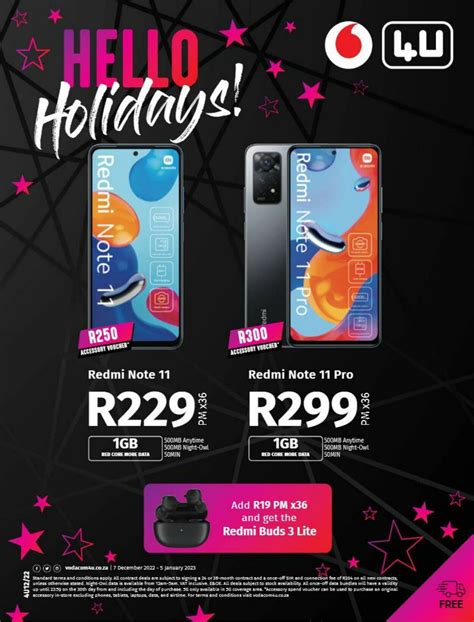 Vodacom Promotional Leaflet - Christmas 2023 - Valid from 07.12 to 05. ...