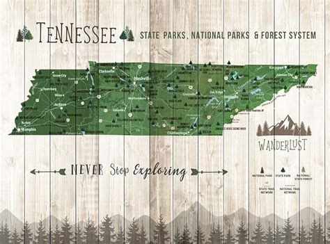 State Parks Tennessee Map | Hiking In Map