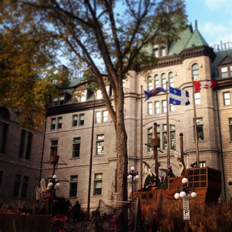 A castle in Quebec, Canada.