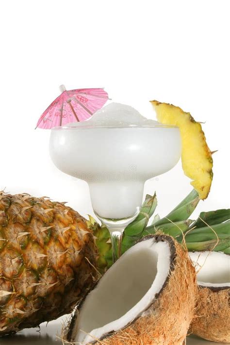 Pina colada stock image. Image of lime, alcohol, caribbean - 27928543