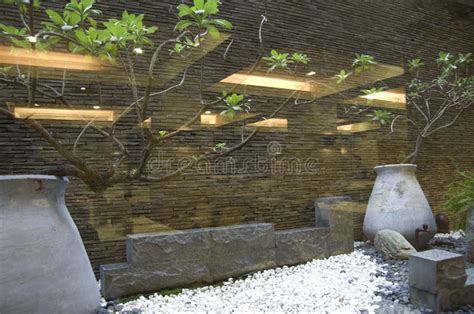 Indoor rock garden design stock image. Image of natural - 107263727