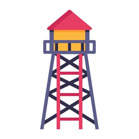 Have a look at this editable flat icon of watchtower 6369896 Vector Art at Vecteezy