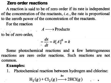 What is zero order of the reaction??