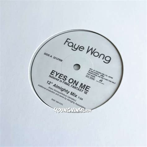 Faye Wong ‎Eyes On Me Vinyl (Featured In Final Fantasy VIII) Japan ...