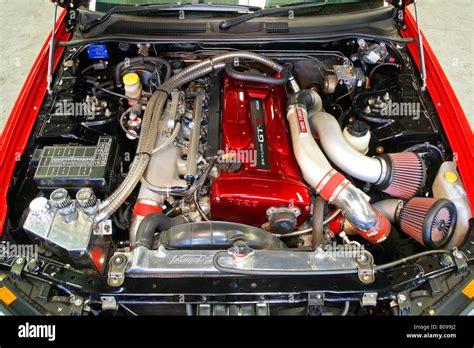 slightly modified Nissan RB26DETT engine as seen in an R34 GT-R Stock ...