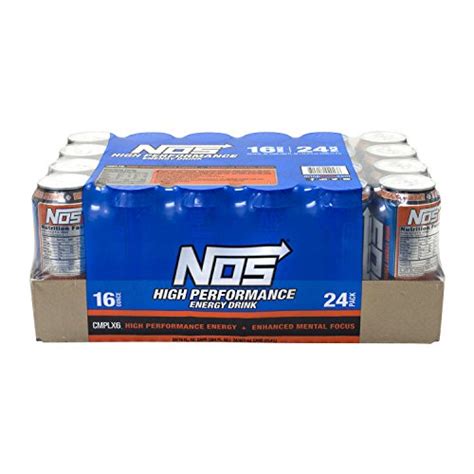 NOS HIgh Performance Energy Drink (16 oz. can, 24 pk.) - Topfitnesszone.com