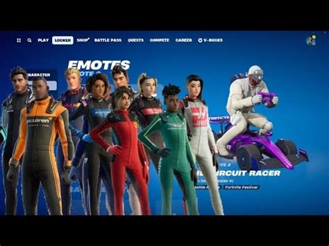 *NEW* Formula 1 Skins & Emote..! Fortnite Battle Royale - YouTube