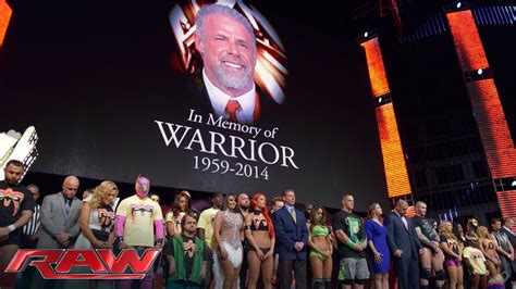 A tribute to the memory of The Ultimate Warrior: Raw, April 14, 2014 ...