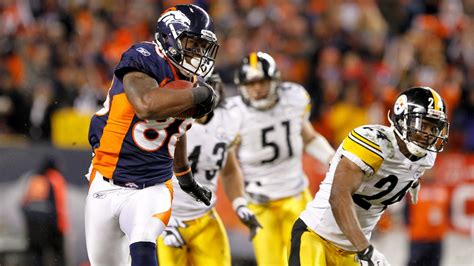 This date in Broncos history: Tebow finds Thomas to stun the Steelers ...