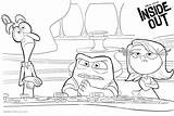 Inside Out Coloring Pages Disney Character sketch template