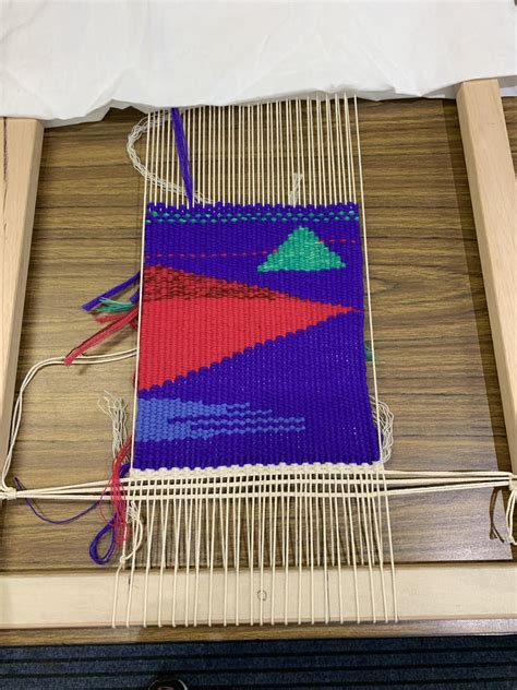 I’ve just finished a 2 day beginners tapestry weaving class. I had a ...