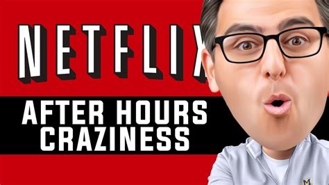 Netflix Stock is Crazy After Hours | Netflix Earnings - YouTube