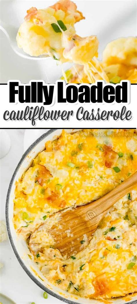 Loaded Cauliflower Casserole ⋆ Real Housemoms