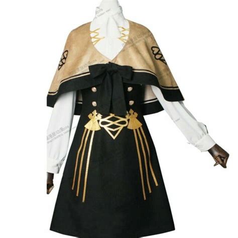 Fire Emblem three houses mercedes fancy battle stage cosplay costume ...