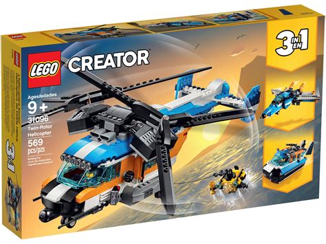 LEGO 31096 Twin-Rotor Helicopter – $59.99