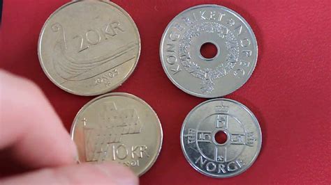 Norwegian money. Norwegian Krone coins. Full set. - YouTube