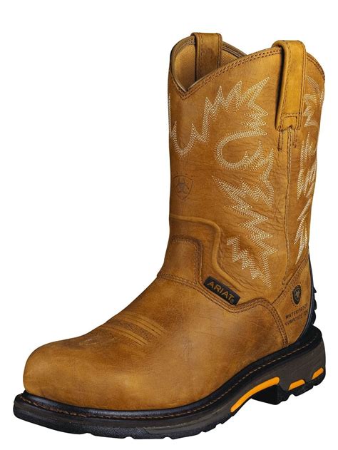 Ariat - Ariat Men's Workhog Round Toe Waterproof Composite Toe Work Boot - Walmart.com - Walmart.com