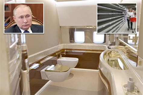 Inside Putin’s £390m Flying Kremlin jet with gold-plated TOILET as ...