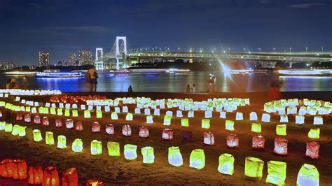 Umi no Hi (Ocean Day) at Odaiba : Beautiful lanterns lit up – Experience Tokyo – Travel ...