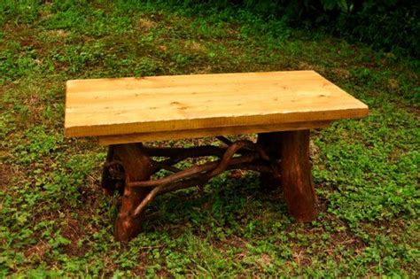 Rustic Tree Trunk Wood Handmade Coffee Cocktail Table Log | Etsy | Rustic wood furniture, Rustic ...