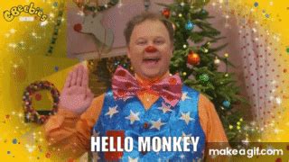 Hello monkey on Make a GIF