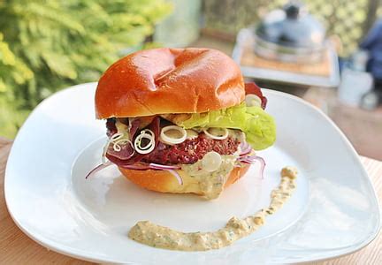 Free photo: burger, barbecue, grill, bbq, hamburger, avocado | Hippopx