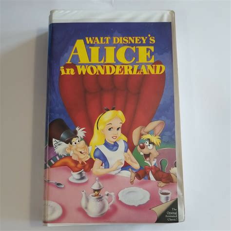 Alice in Wonderland Walt Disney's VHS, 1998 rare stock Black Diamond 12257036039 | eBay