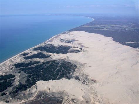 Panoramio - Photo of Silver Lake Sand Dunes aerial | silver lake sand ...