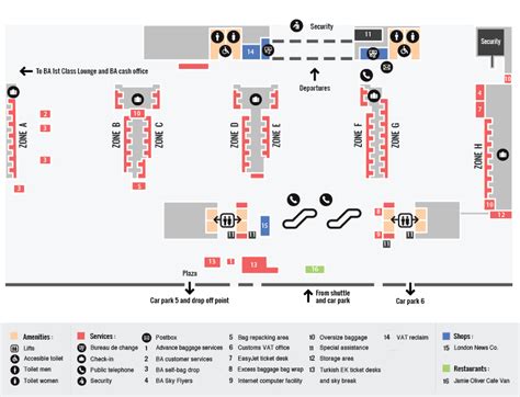 Gatwick Airport Terminal Maps