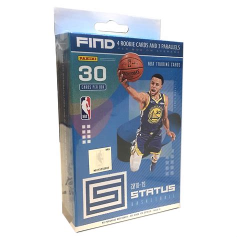 2018-19 Panini Status NBA Basketball Trading Cards hanger Box ...