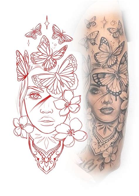 Half Sleeve Tattoo Stencils, Half Sleeve Tattoos Drawings, Tattoos For ...