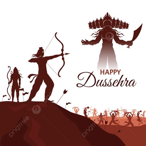 War Of Lord Rama And Ravana Happy Dussehra Navratri Durga Puja Festival India, Ravana, Navratri ...