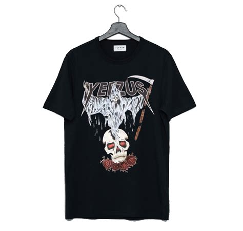 Yeezus Tour Merch Reaper Skull T Shirt KM