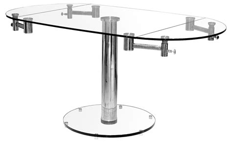 Extending Glass Dining Table Round / Vida Extendable Modern Round ...