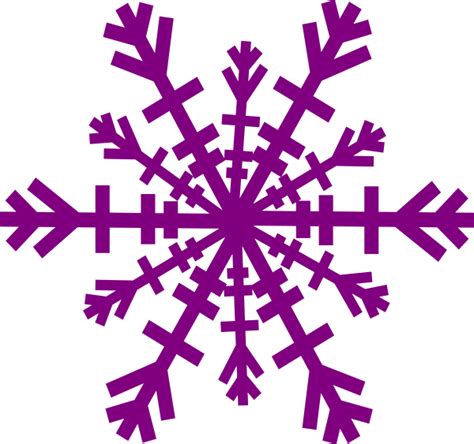 Snowflake Clip Art at Clker.com - vector clip art online, royalty free ...